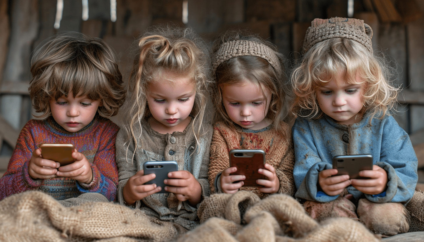 GoITeens - goit. children reading from smartphone studio photo happyness a 371aaff5 3da0 481e b913 38cf5b3c8127