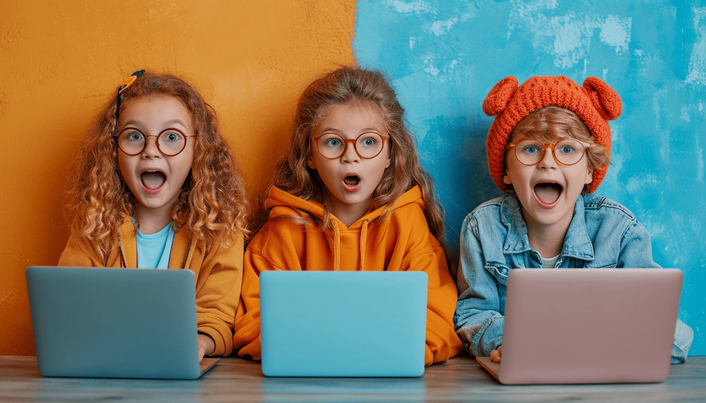 GoITeens - goit. children studying together with laptops studio photo happ 34c6e456 5344 45b3 a44e 3d6db8ba374f