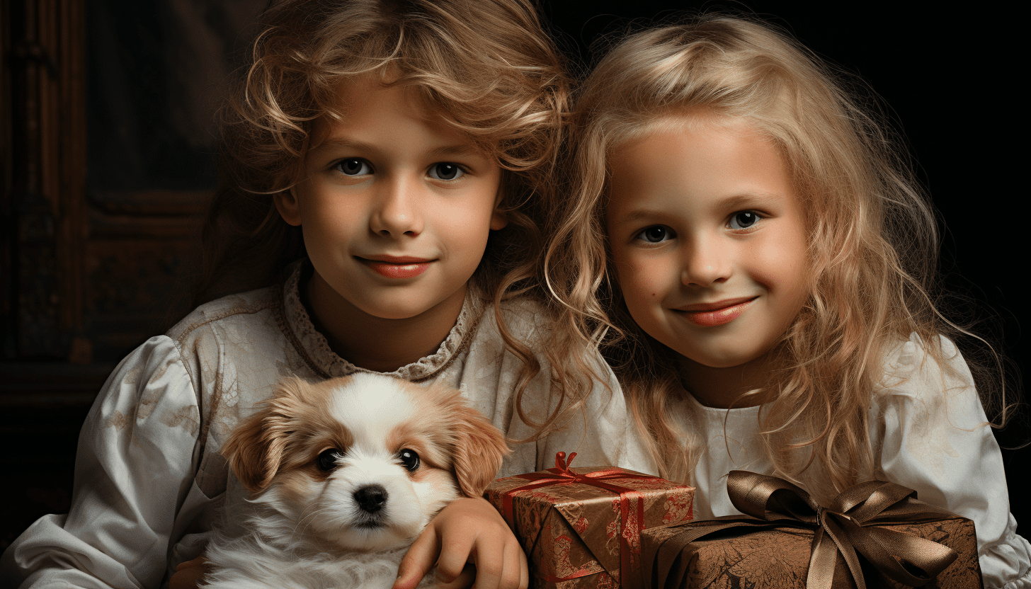 GoITeens - goit. children with presents studio photo 4K 711c464c 98cf 4aa4 be5d d5264734ebd6