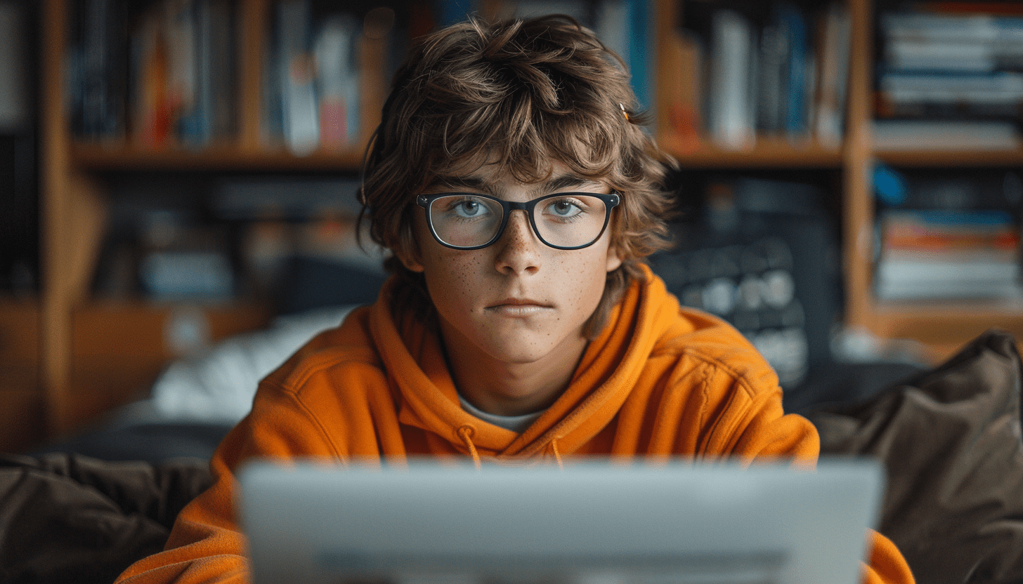 GoITeens - goit marketing teenager with laptop studio photo b977aed7 b297 4df7 bcfe 8035fea0300c