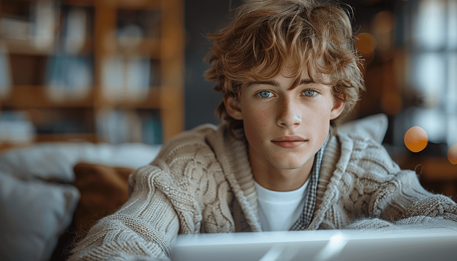 GoITeens - goit marketing boy teenager with laptop studio photo bright pic ab31872d 4e07 4d05 b096 e5437184669c