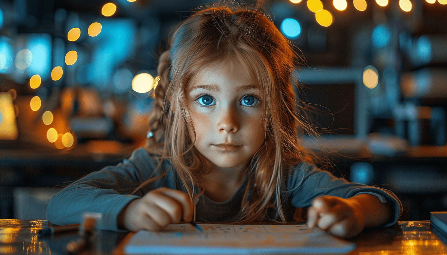 GoITeens - goit marketing child doing homework at night studio photo 4K re 5f3b1903 e5de 49f4 ba51 38b00d16429a