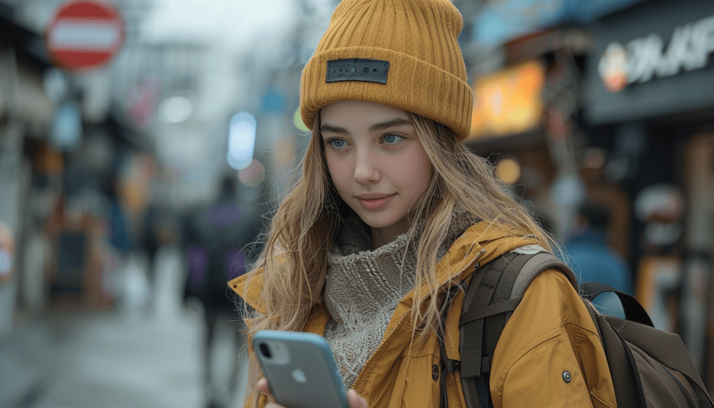 GoITeens - goit marketing teenager searching for her smartphone at street 5729cb4b a5a3 49e7 b2d5 21c158279dba