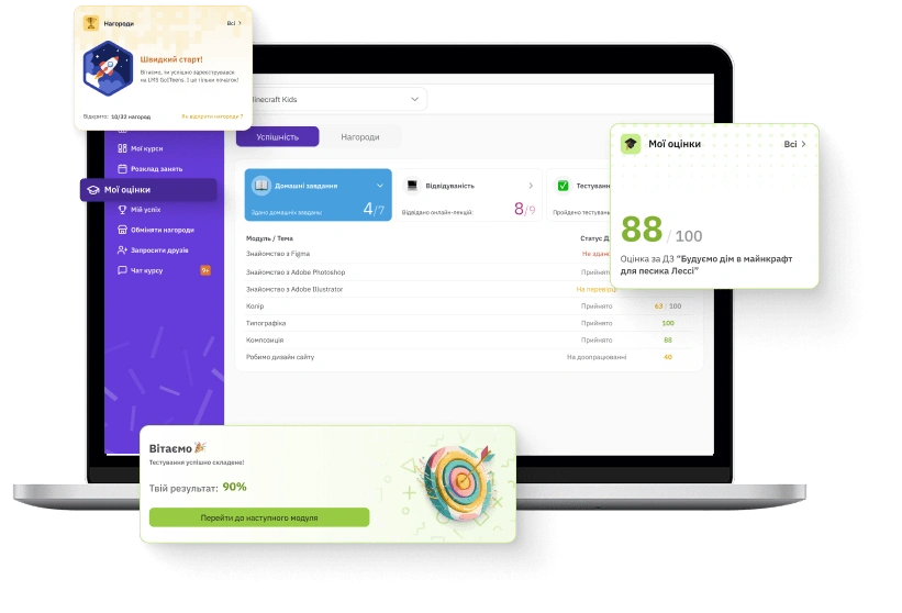 GoITeens - all courses redesign plus tablet mobile 2